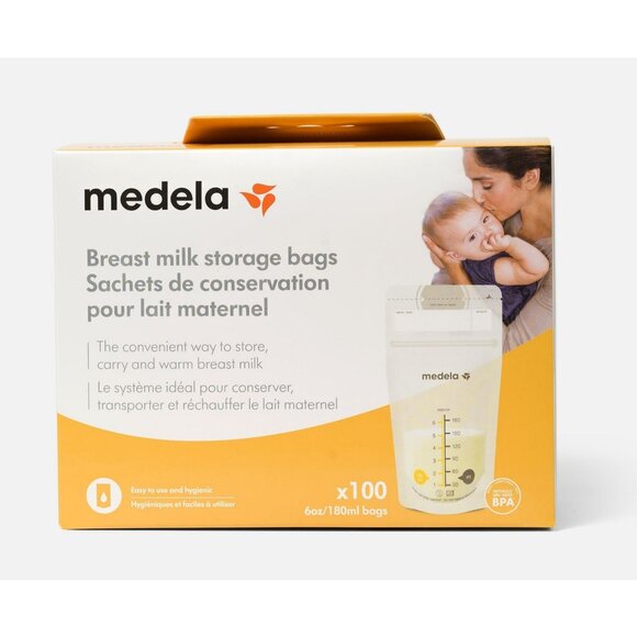 New - Medela Breast Milk Storage Bags, Total of 100 - Picture 1 of 4
